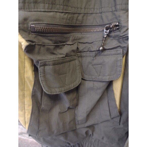 Vintage Urban Equipment Green Military Style Bomber Aviator Jacket W Hood Sz L - Picture 10 of 16